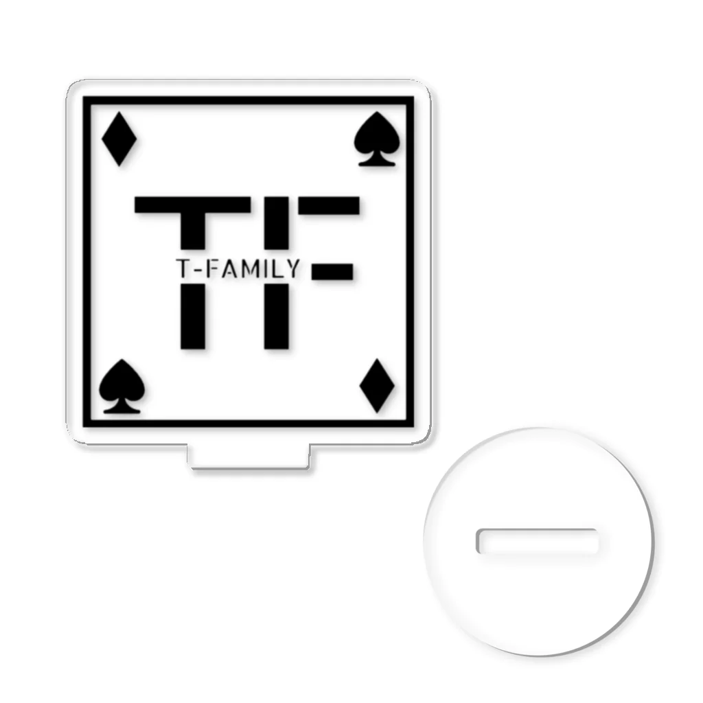 BLAKDICE by TOMMYのT-fam logo アクリルスタンド