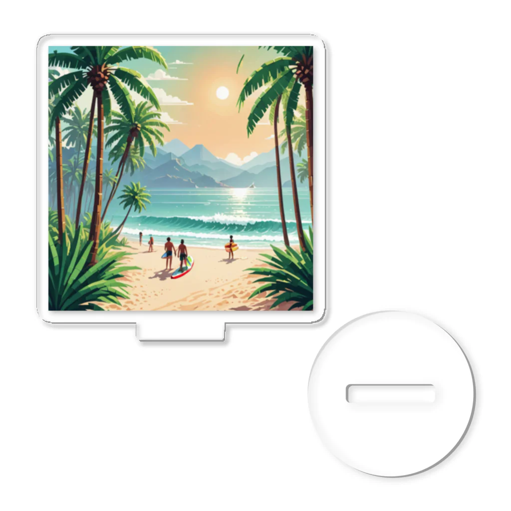 Paradise ExploreのPalm Breeze Bliss Acrylic Stand