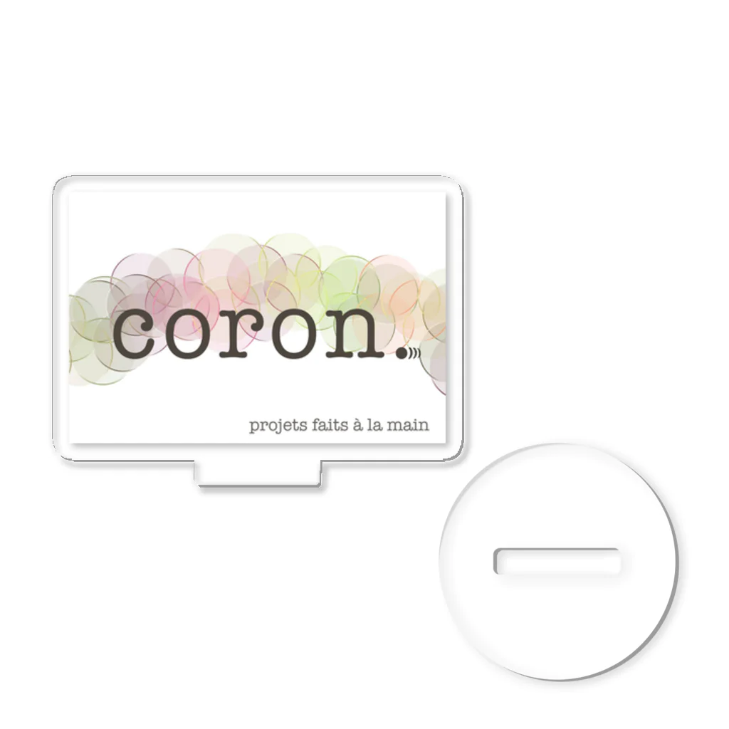 coron.のcoron.ショップブランドマーク Acrylic Stand