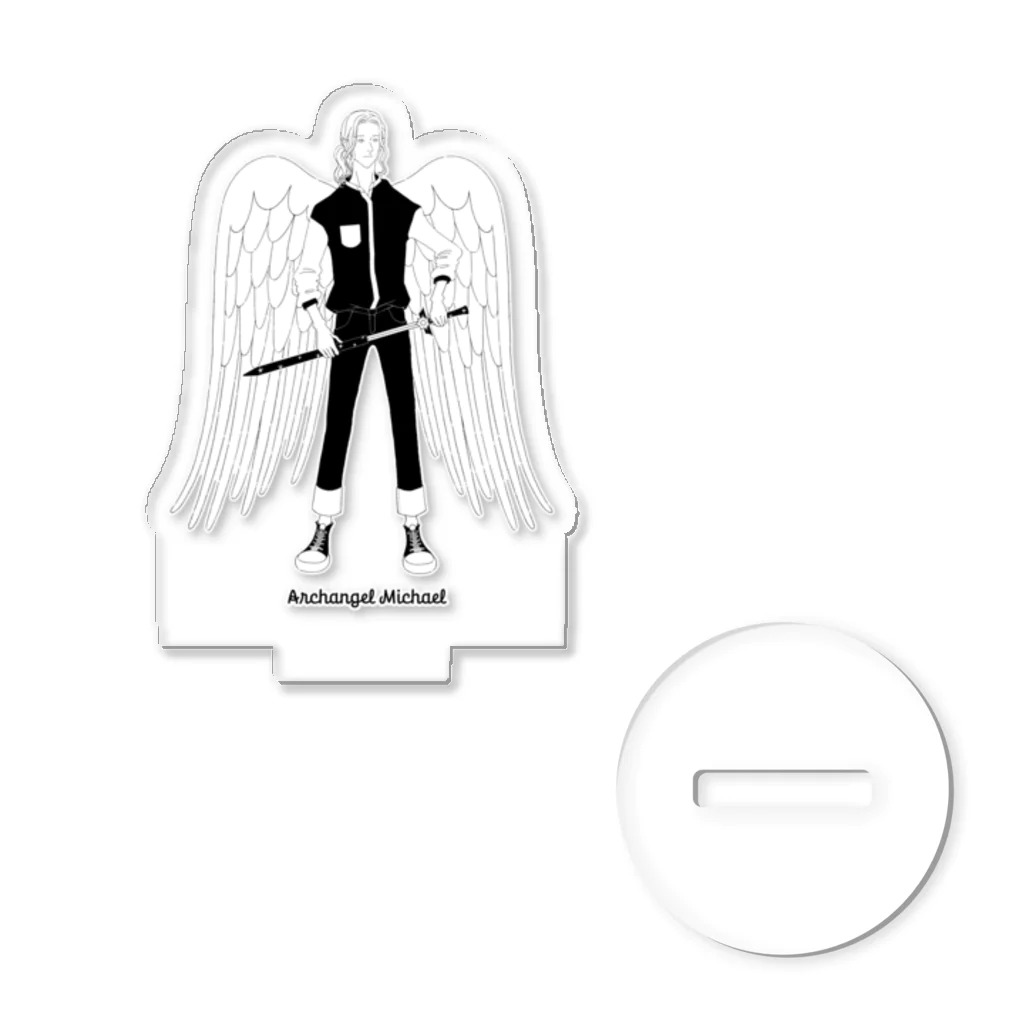 8fromangels8のArchangel Michael Acrylic Stand