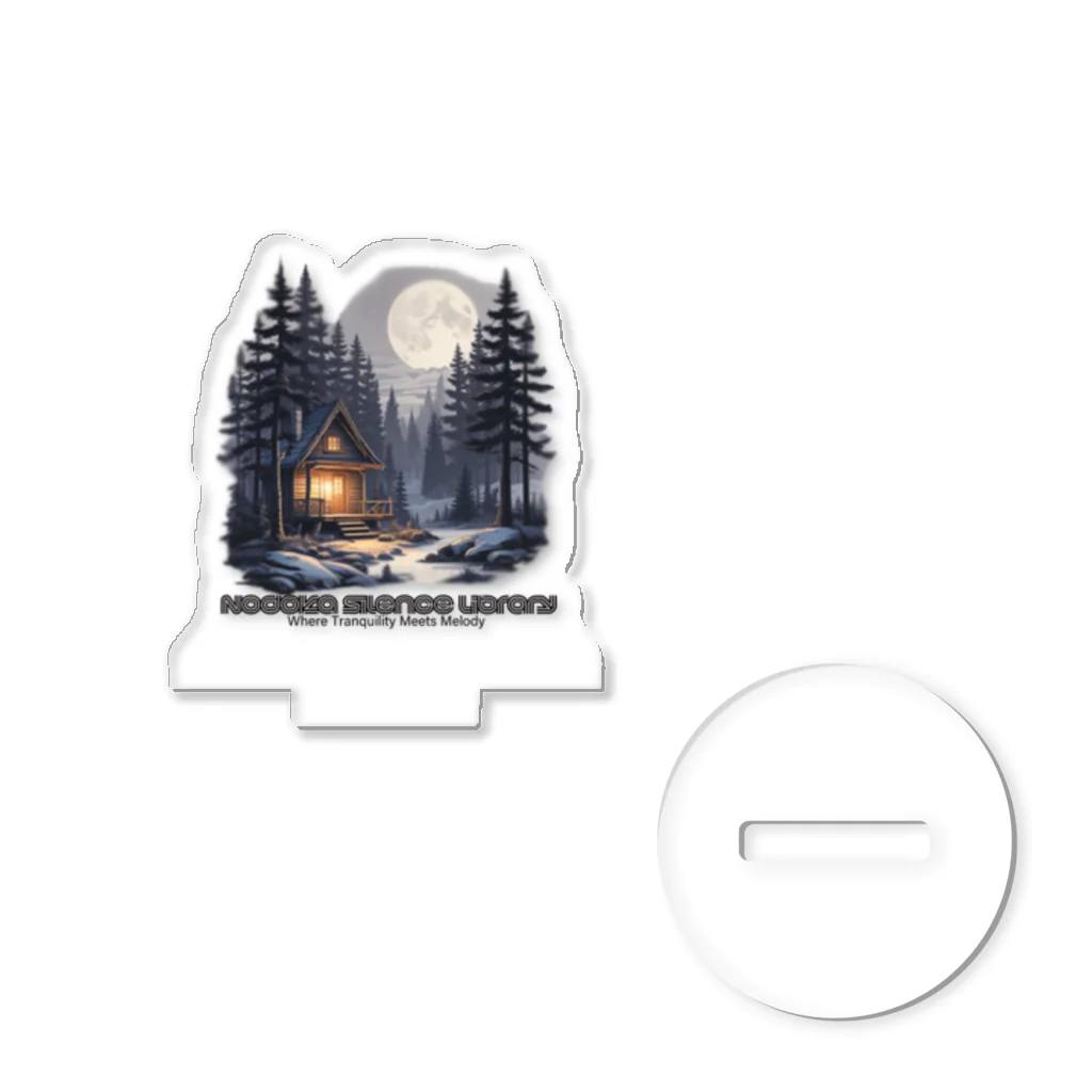 Nodoka Silence Library - WEB SHOPのSnow Cottage Acrylic Stand