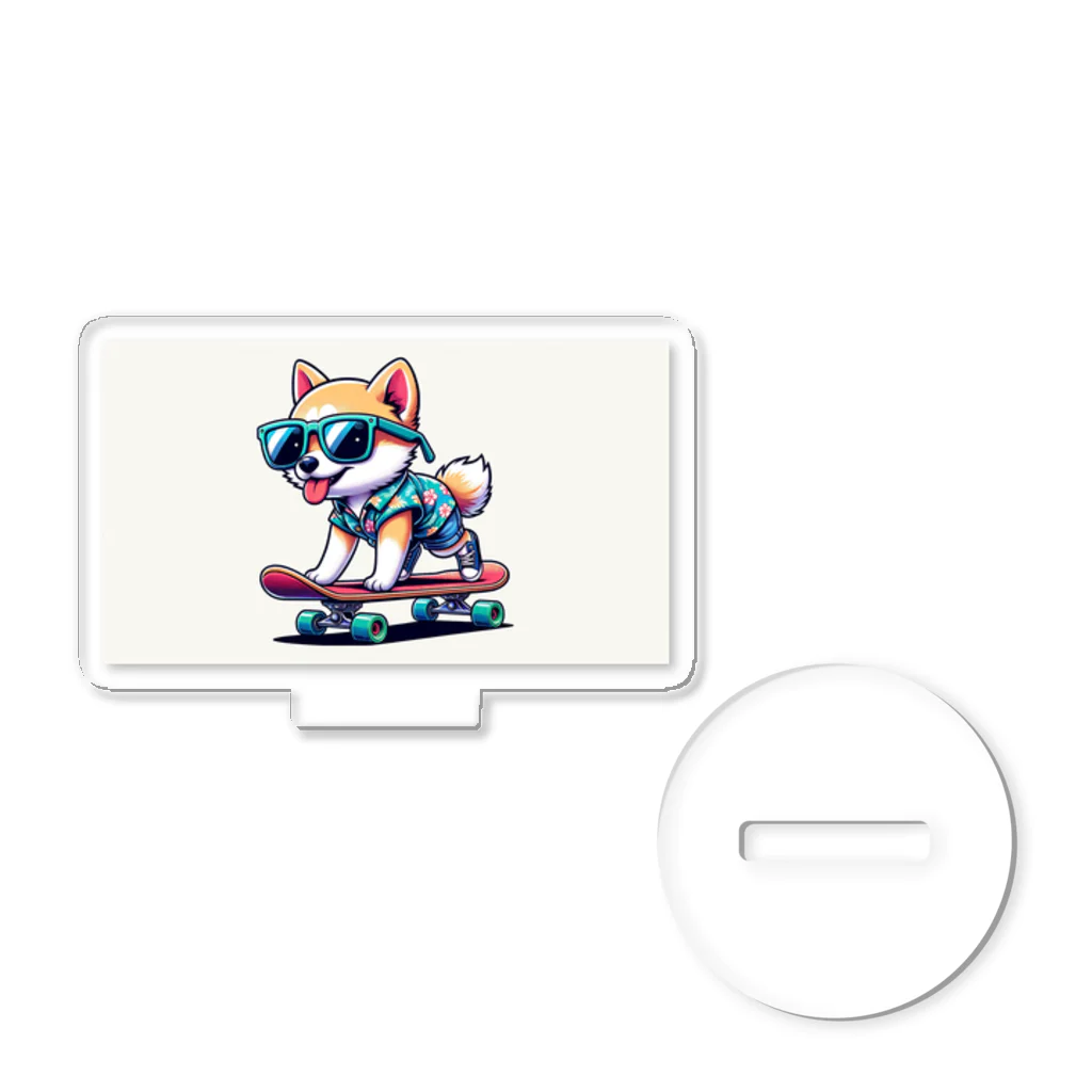 Gokuuchan's Cute CreationsのGokuuchan Summer Skateboard  Acrylic Stand