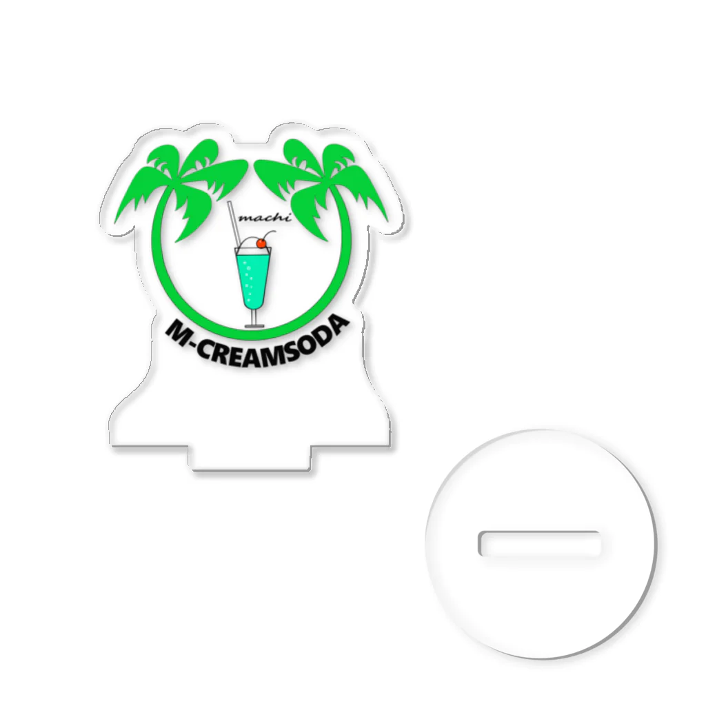 M-CREAMSODAのtropicalヤシ カラー Acrylic Stand