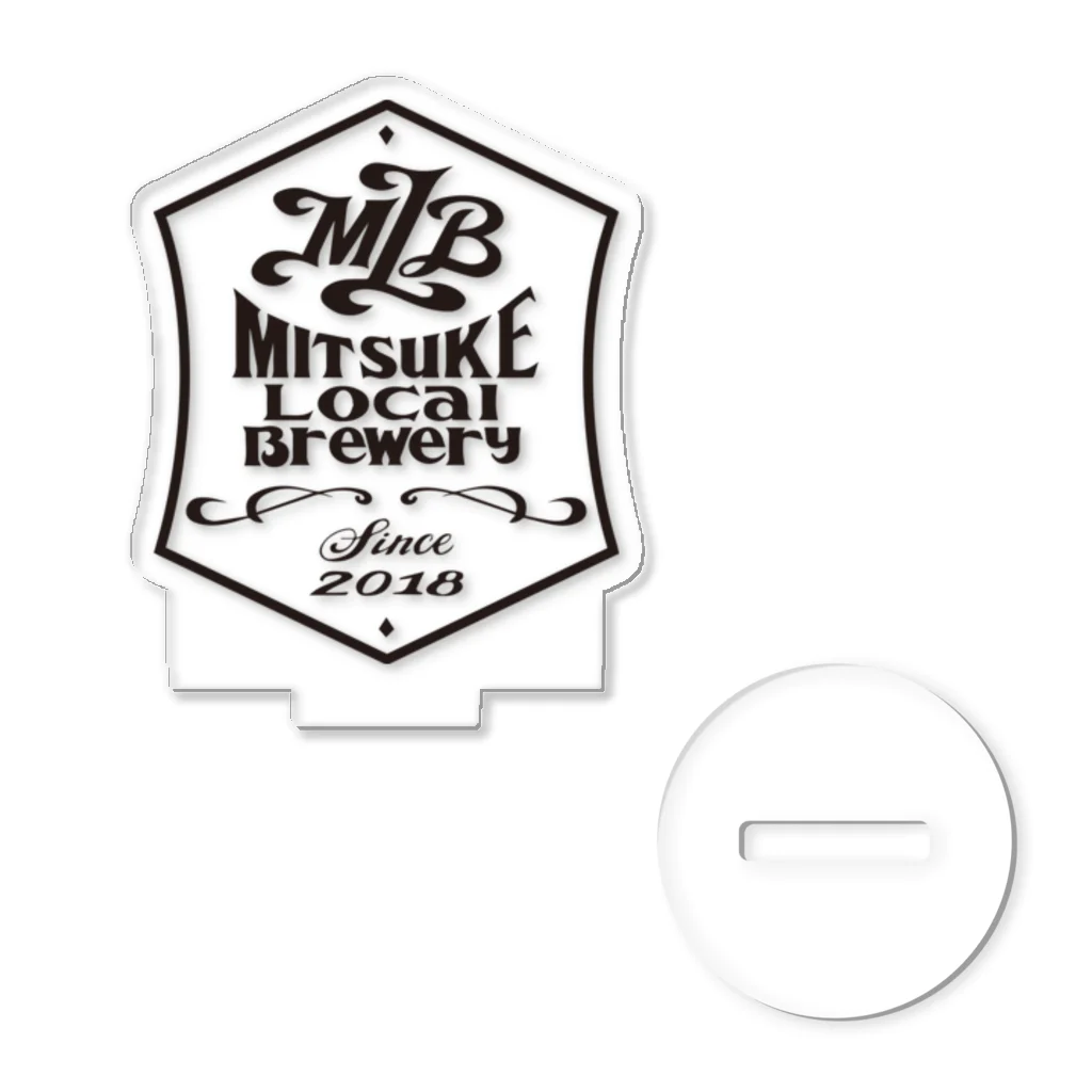 MITSUKE Local BreweryのMLB六角 アクリルスタンド