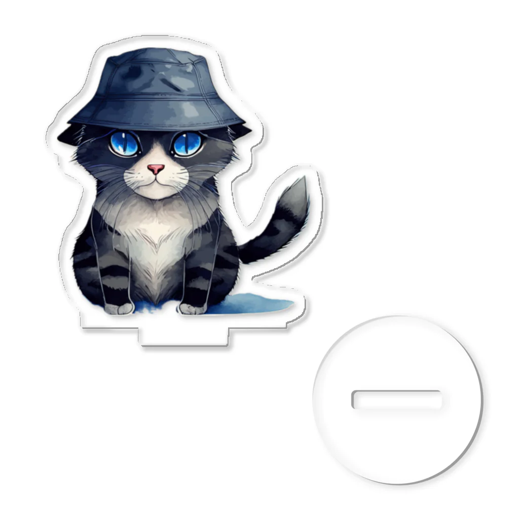 Fun_Qのバケハ猫 Acrylic Stand