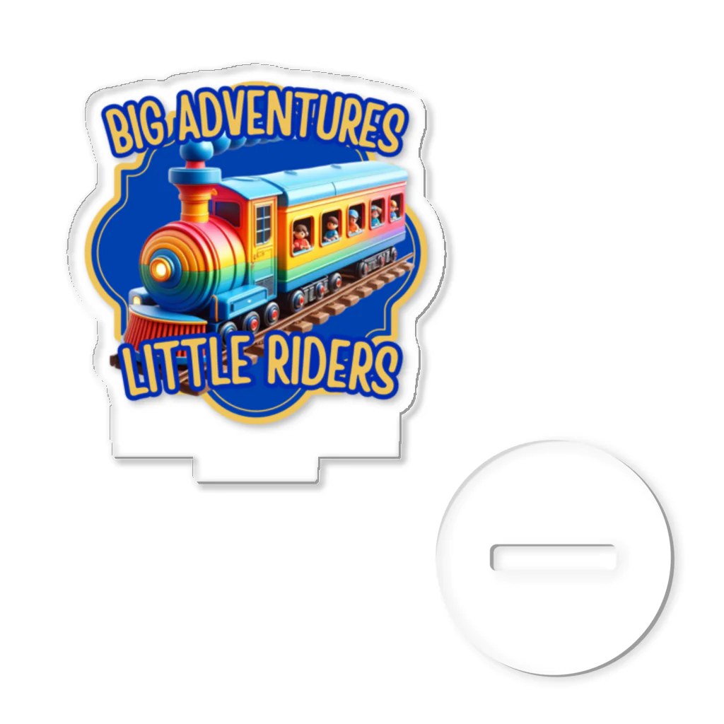 ENJOY NOW STOREのBig Adventures, Little Riders Acrylic Stand