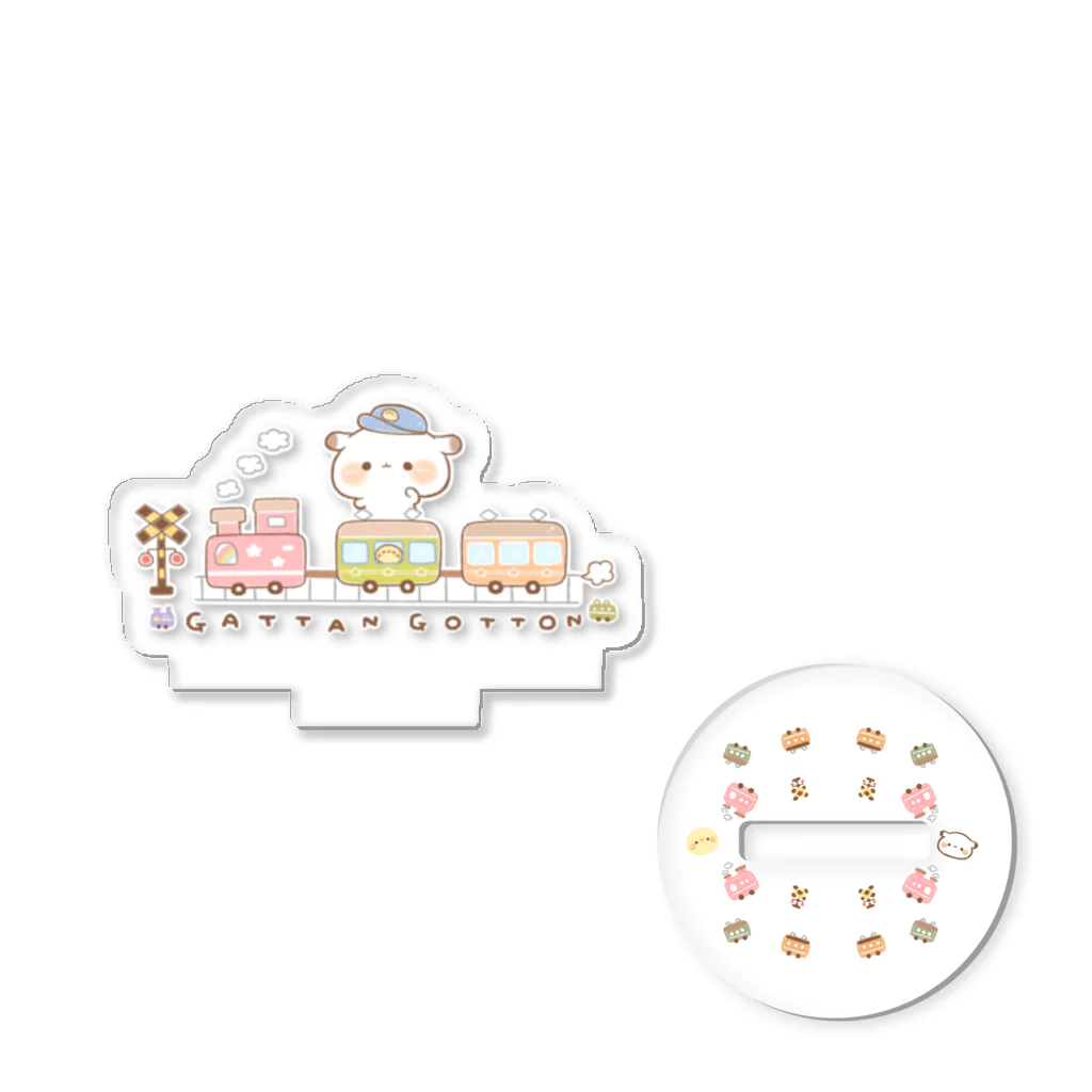 かなちのおみせ。のもるちゃん汽車ぽっぽ。 Acrylic Stand