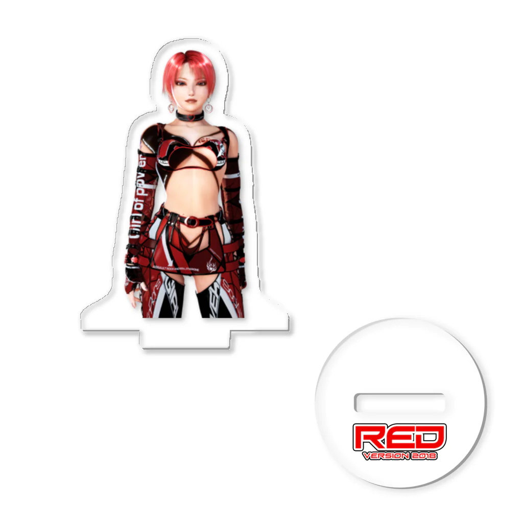 ワンプレイヤーのRED 2018 眼鏡オフ Acrylic Stand