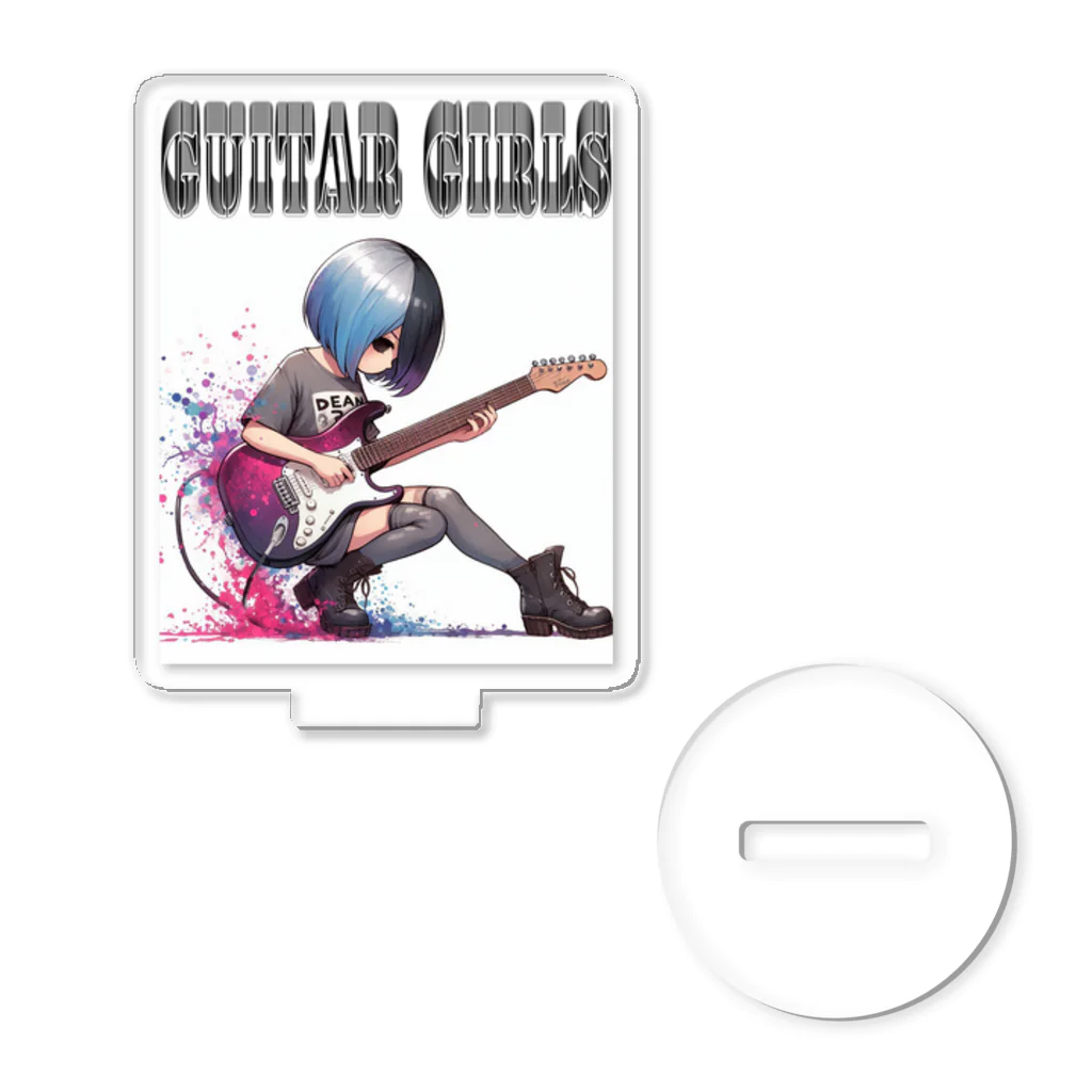 PALA's SHOP　cool、シュール、古風、和風、のGUITAR GIRLS 11 Acrylic Stand