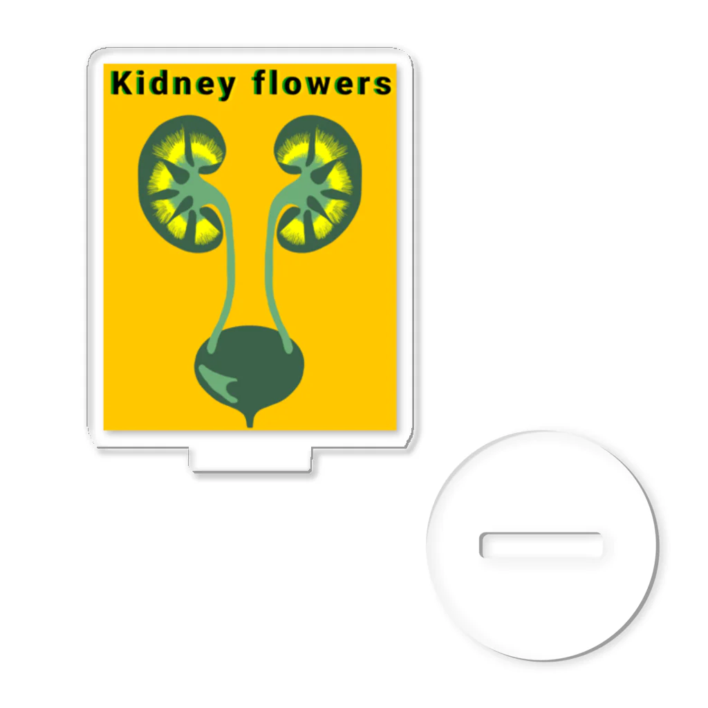 momolove のKidney flowers Acrylic Stand