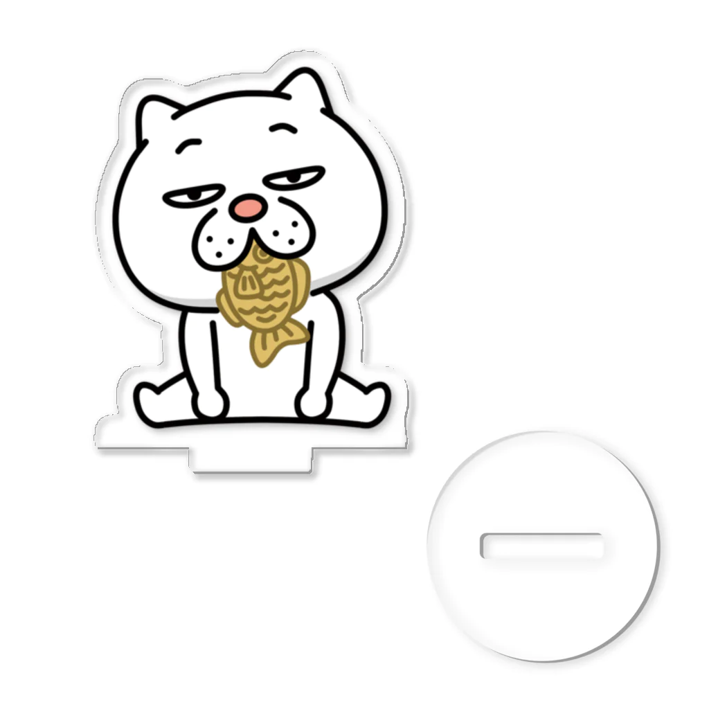 セイコウ スタンプのウザ～～い猫　タイ焼き アクリルスタンド