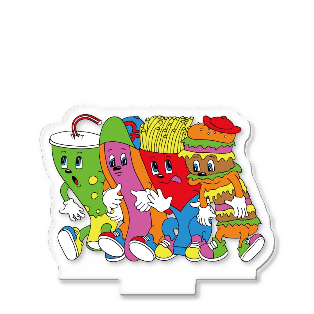 文字８フレッシュ！のJUNKREW Bros Acryl Stand Acrylic Stand