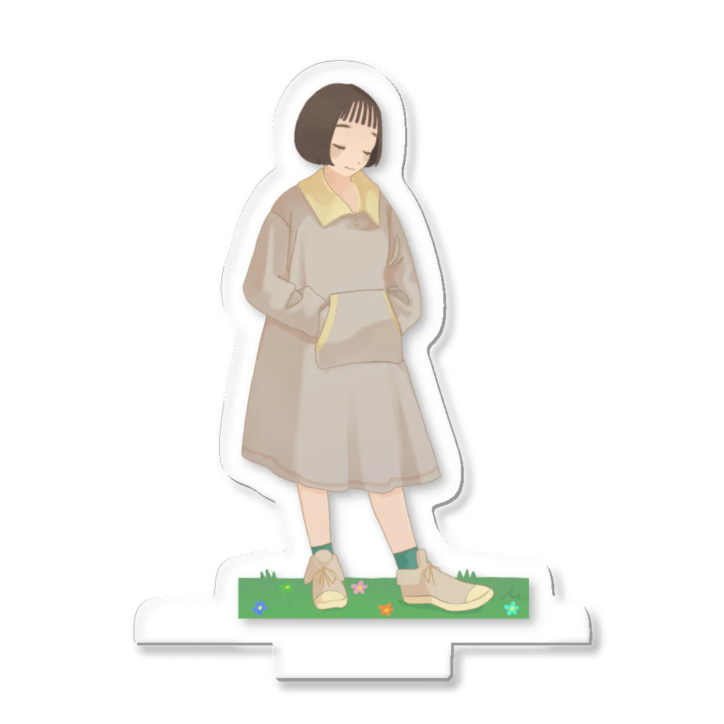 ひなしゅしゅのひなしゅしゅのワンピース Acrylic Stand