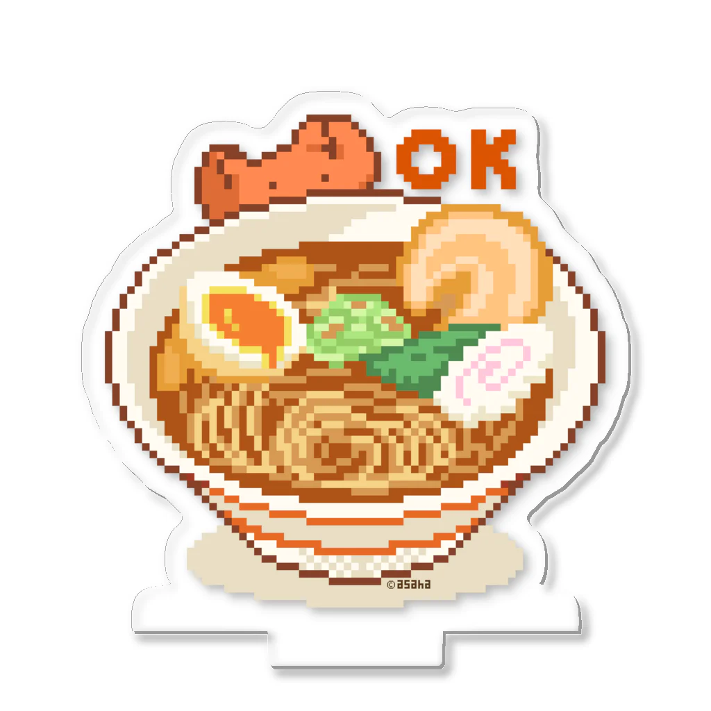 asahaのメンダコラーメン「メンメン麺」OK Acrylic Stand