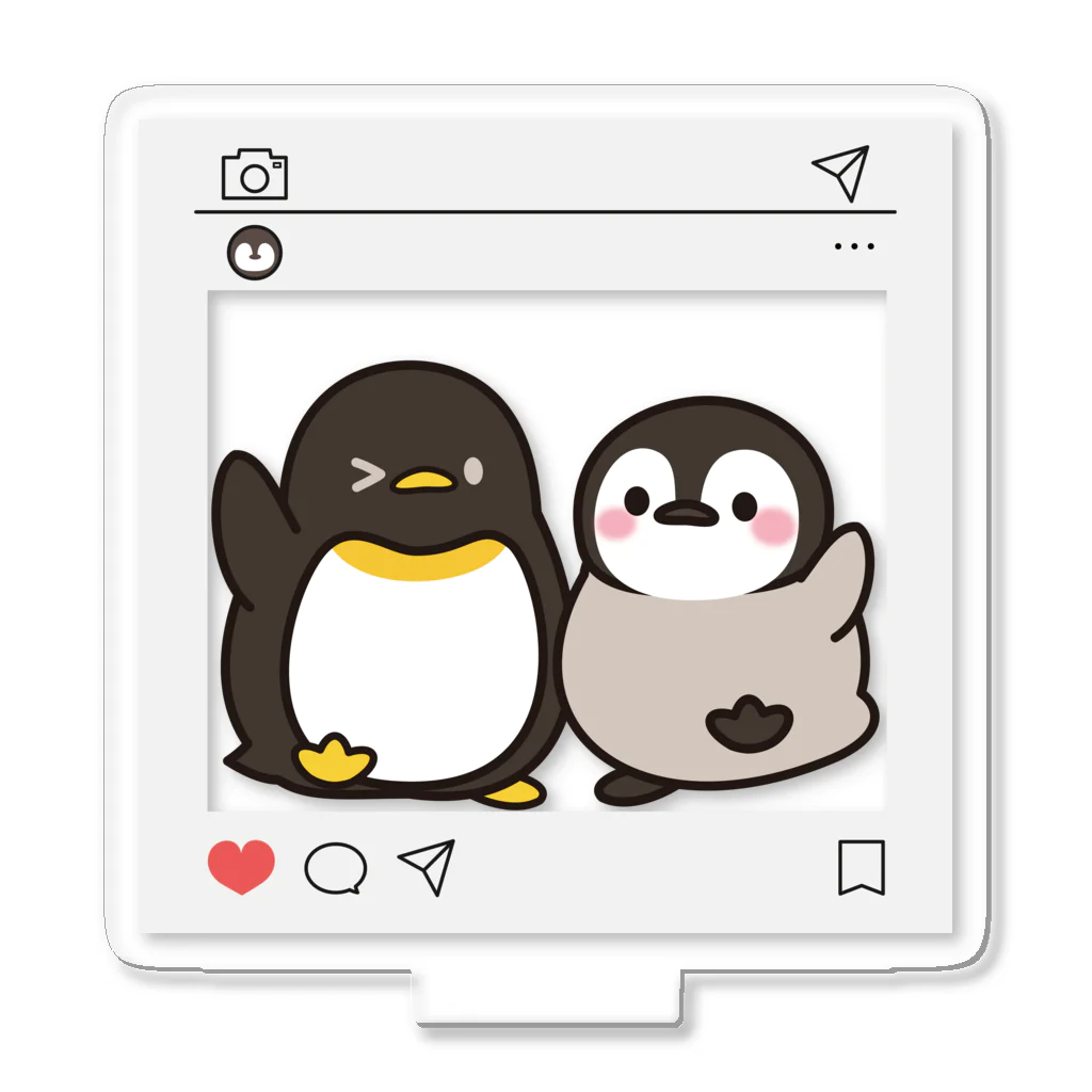 DECORのほのぼの子ペンギン　SNSでシェアver. アクリルスタンド