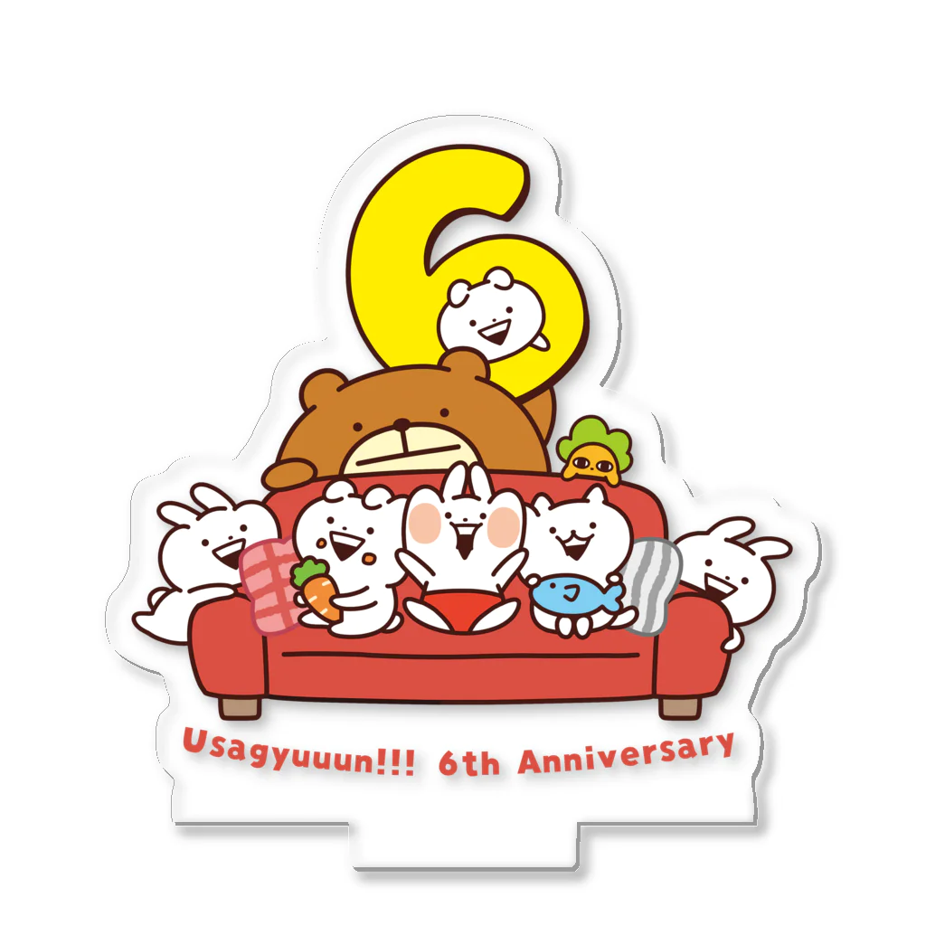 Mintoキャラクターストアのうさぎゅーん！6周年記念グッズ Acrylic Stand