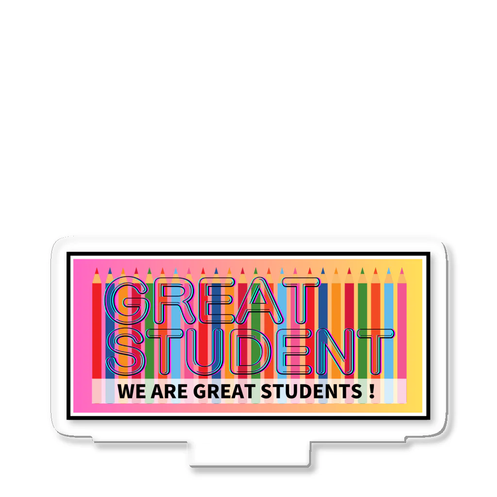 松田悟志のアートな小部屋のGREAT STUDENTS Acrylic Stand