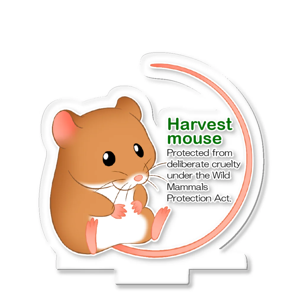 ヒカルのお店のHarvest mouse(カヤネズミ) アクリルスタンド