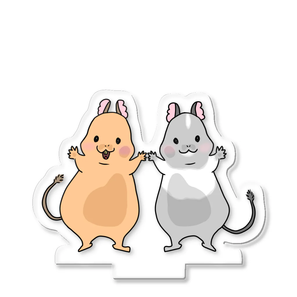 ウチノコのはりつきデグー Acrylic Stand