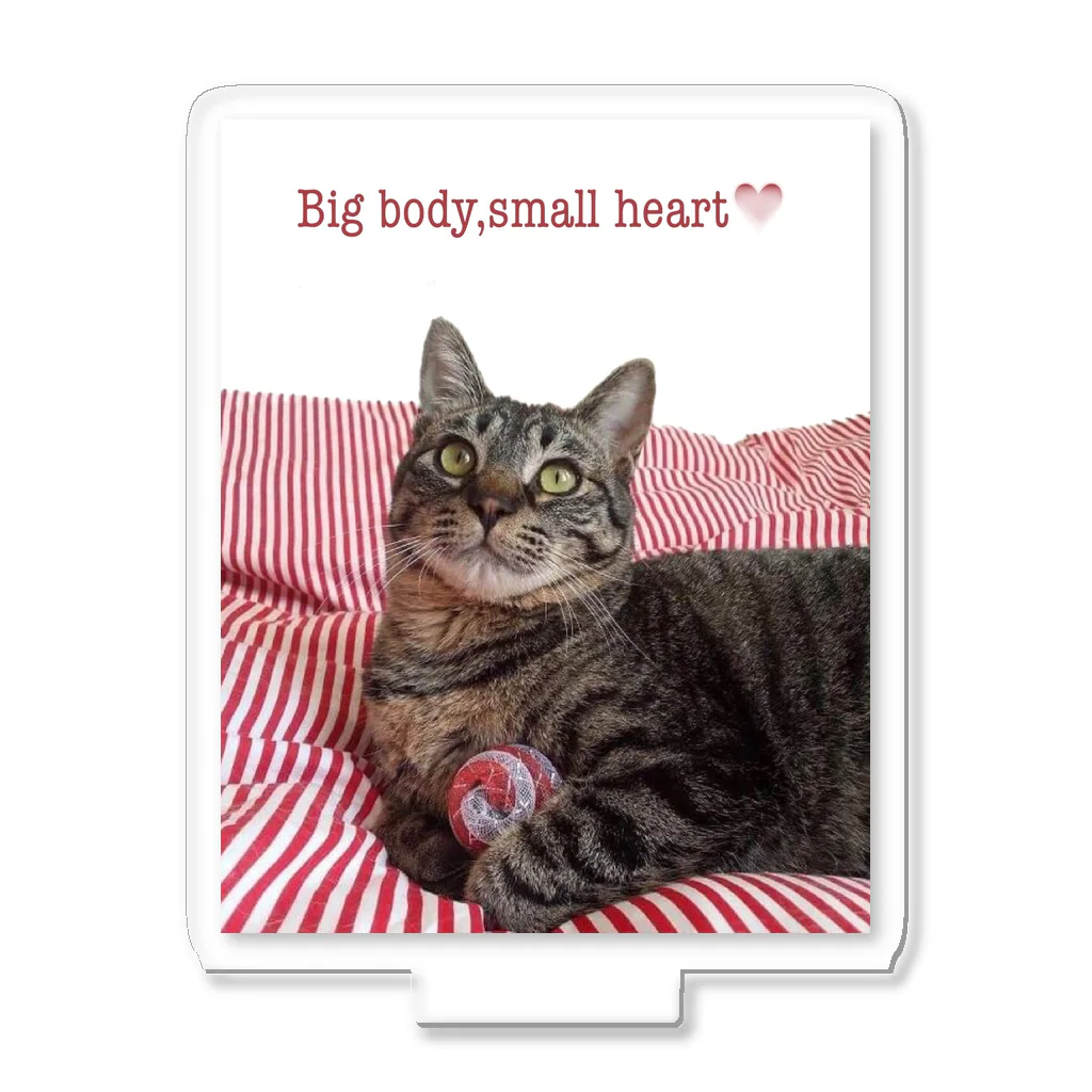 erumaのBig body,small heart Acrylic Stand