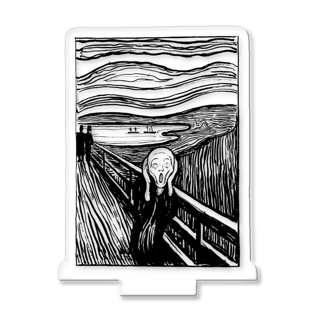 MUGEN ARTのムンク　叫び　Munch / The Scream リトグラフ　 アクリルスタンド