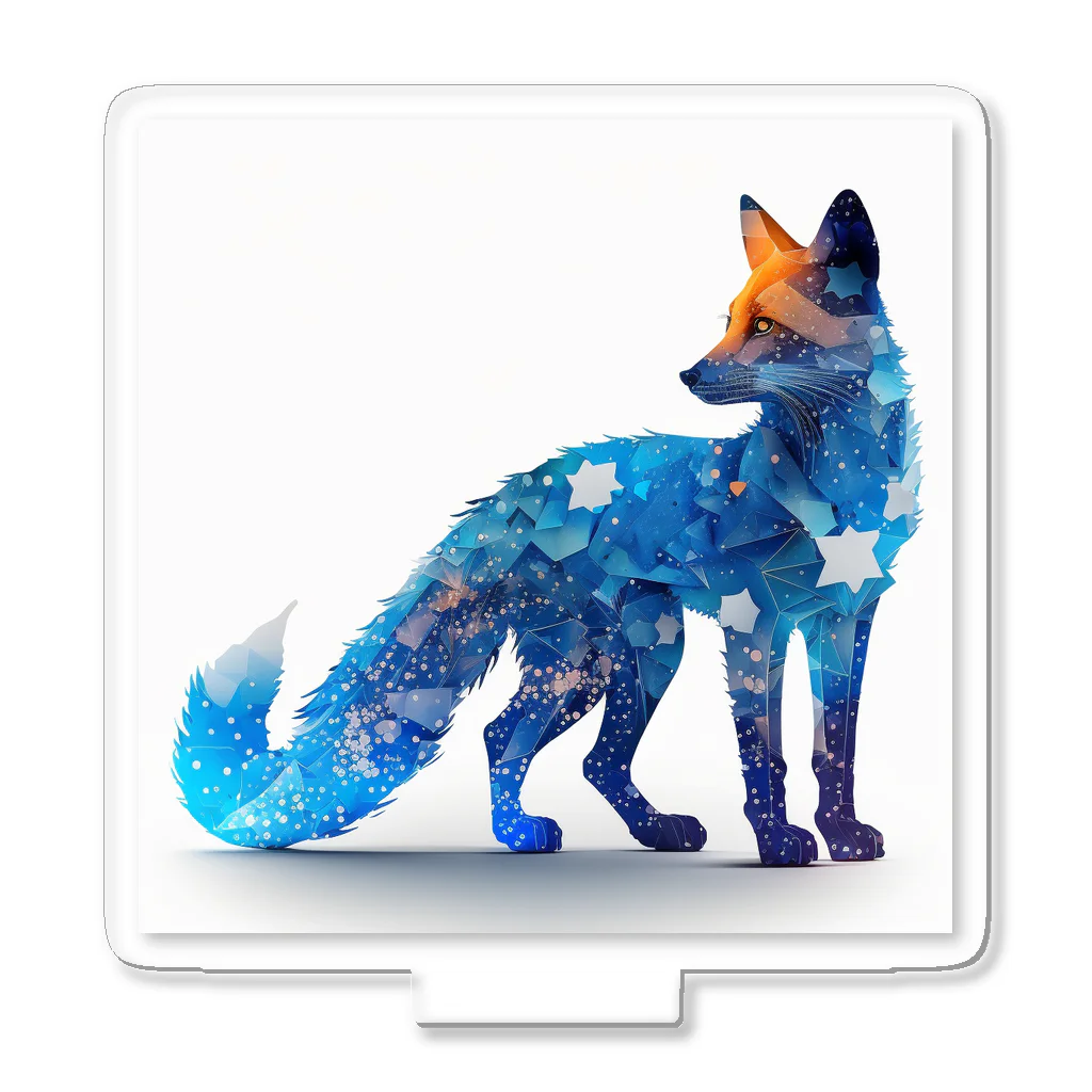 Cryptra_MidMadeのA Fox Made of Stars Acrylic Stand