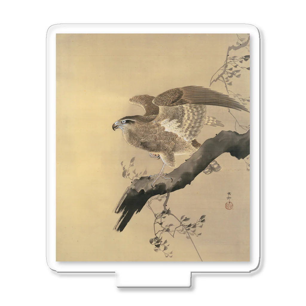 MUGEN ARTの小原古邨　鷹　Ohara Koson / Falcon Acrylic Stand