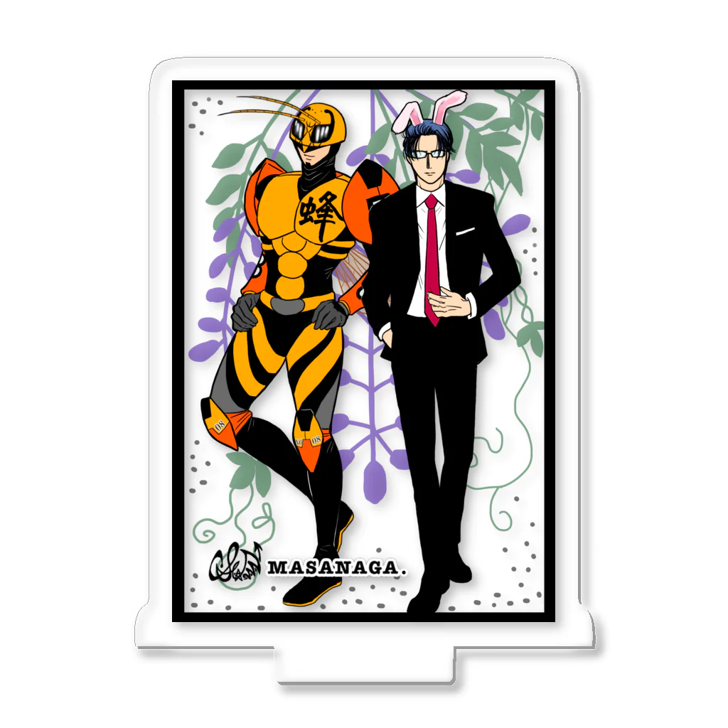 MASANAGA-zenshowのナナメ！上杉養蜂場🐝公式グッズ Acrylic Stand