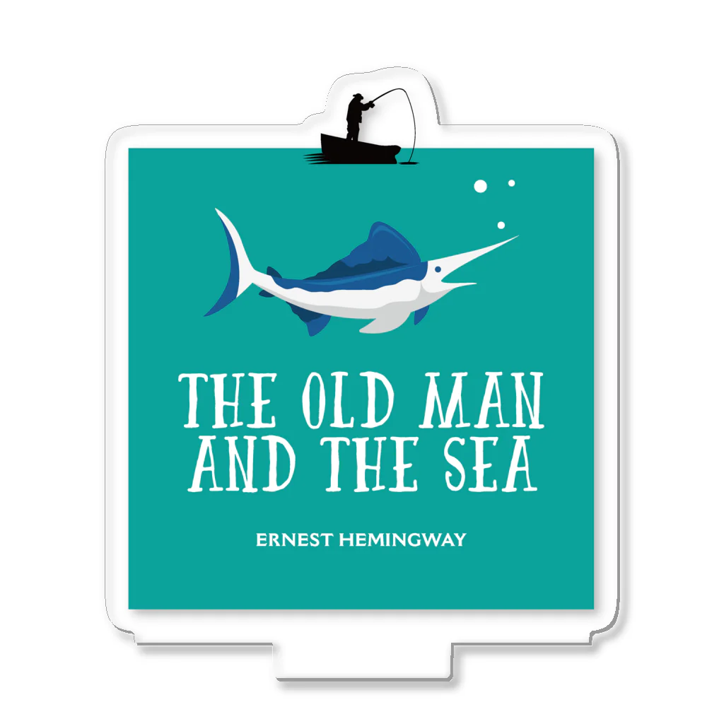 文豪館の老人と海（The Old Man And The Sea）アーネスト・ヘミングウェイ・文豪・文学 アクリルスタンド