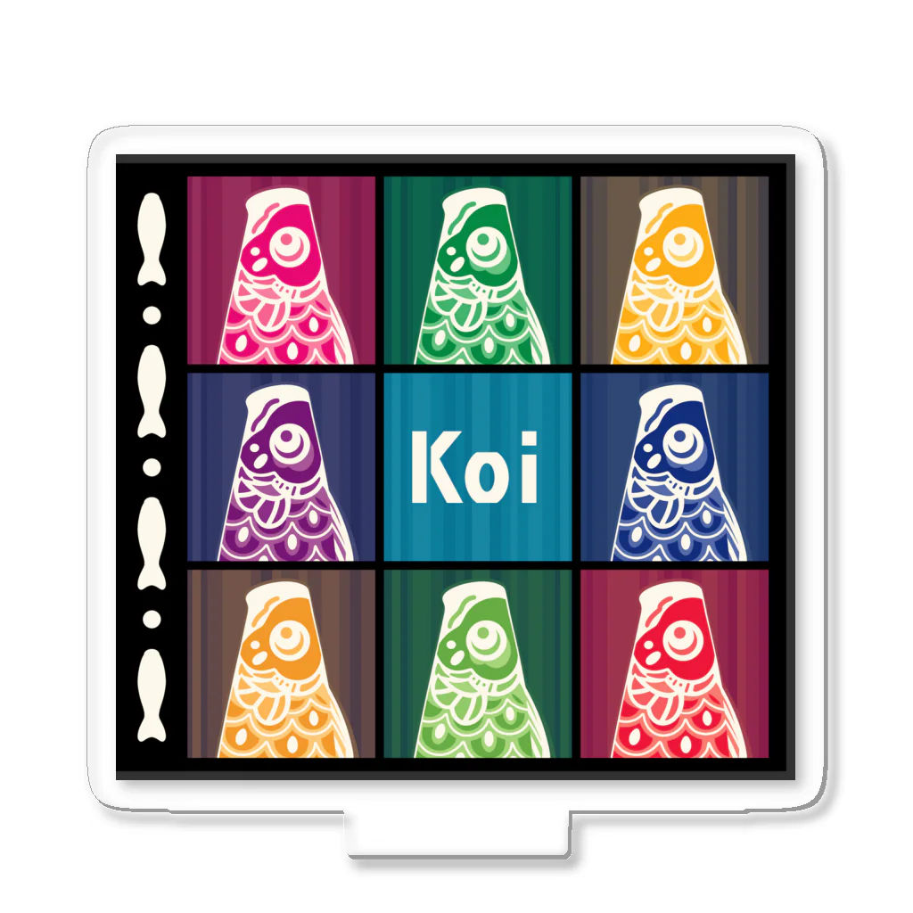 ハナドリカ SUZURI店の「Koi」 アクリルスタンド