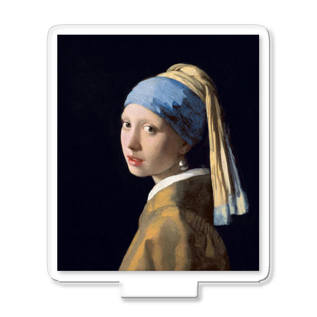 世界美術商店の真珠の耳飾りの少女 / Girl with a Pearl Earring Acrylic Stand