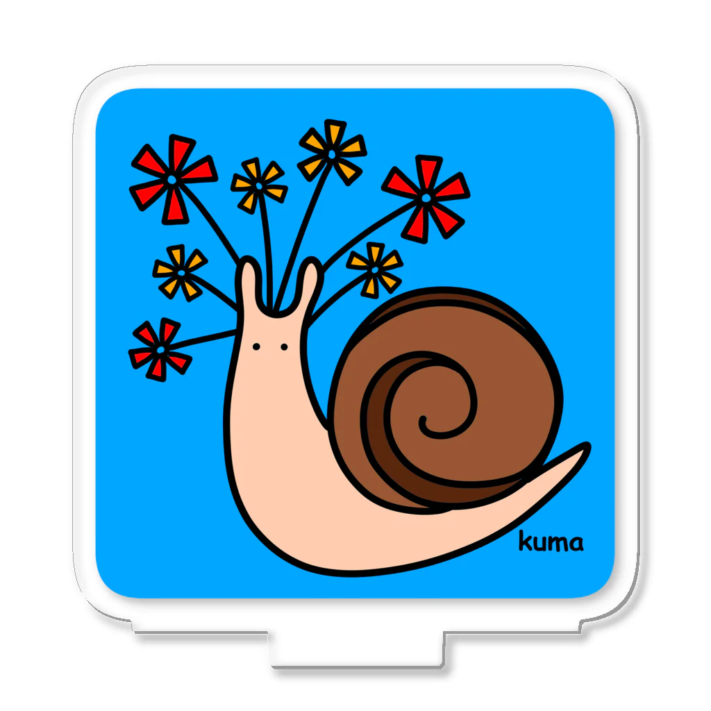 mkumakumaのはではでんでん虫２ アクリルスタンド