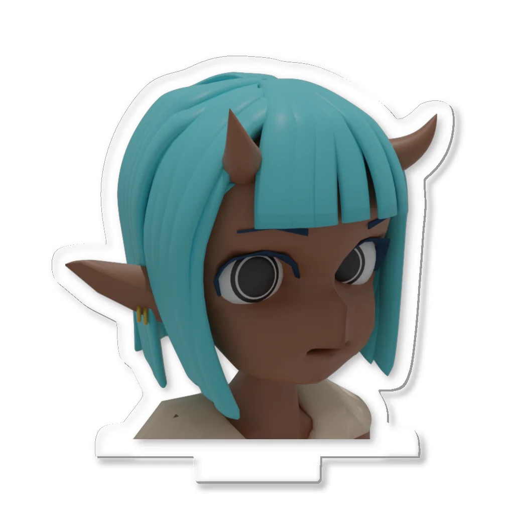 bunbunbububunの3D modeled imp girl アクリルスタンド