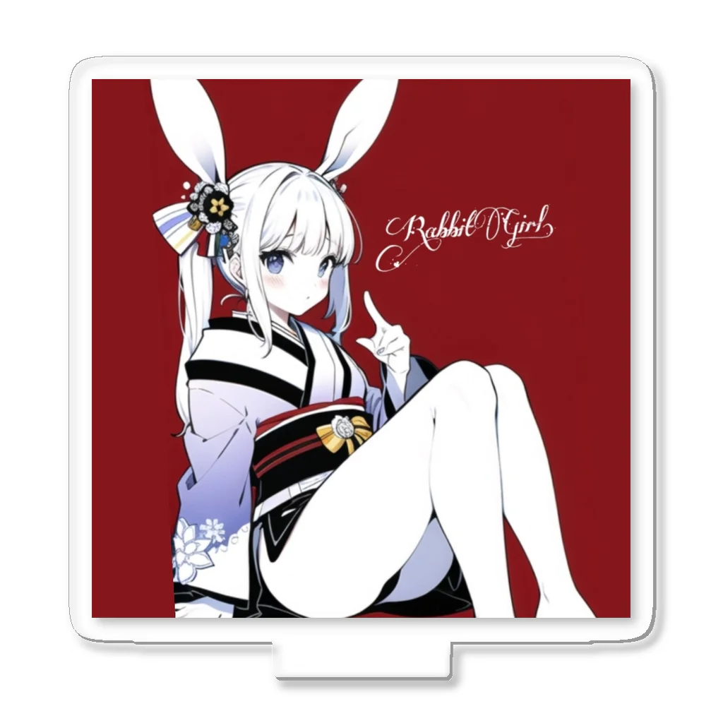 ໒꒱✿Felice-Store︎✿໒꒱のRabbit Girl 【雪兎】 Acrylic Stand