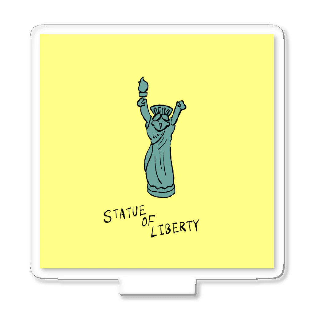 とある丸眼鏡の描き散らしのSTATUE OF LIBERTY アクリルスタンド