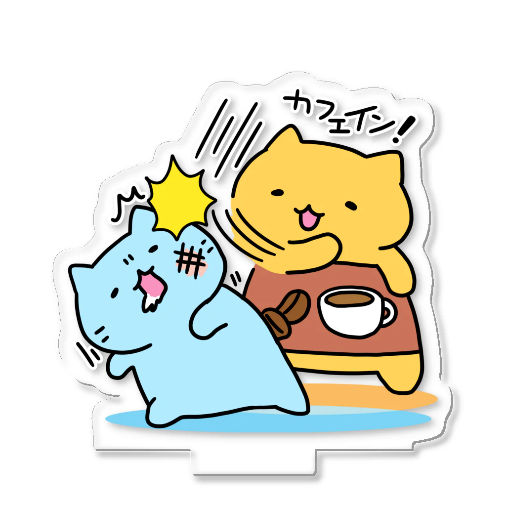 みっちりねこ by frencelのみっちりねこ　カフェイン！ アクリルスタンド