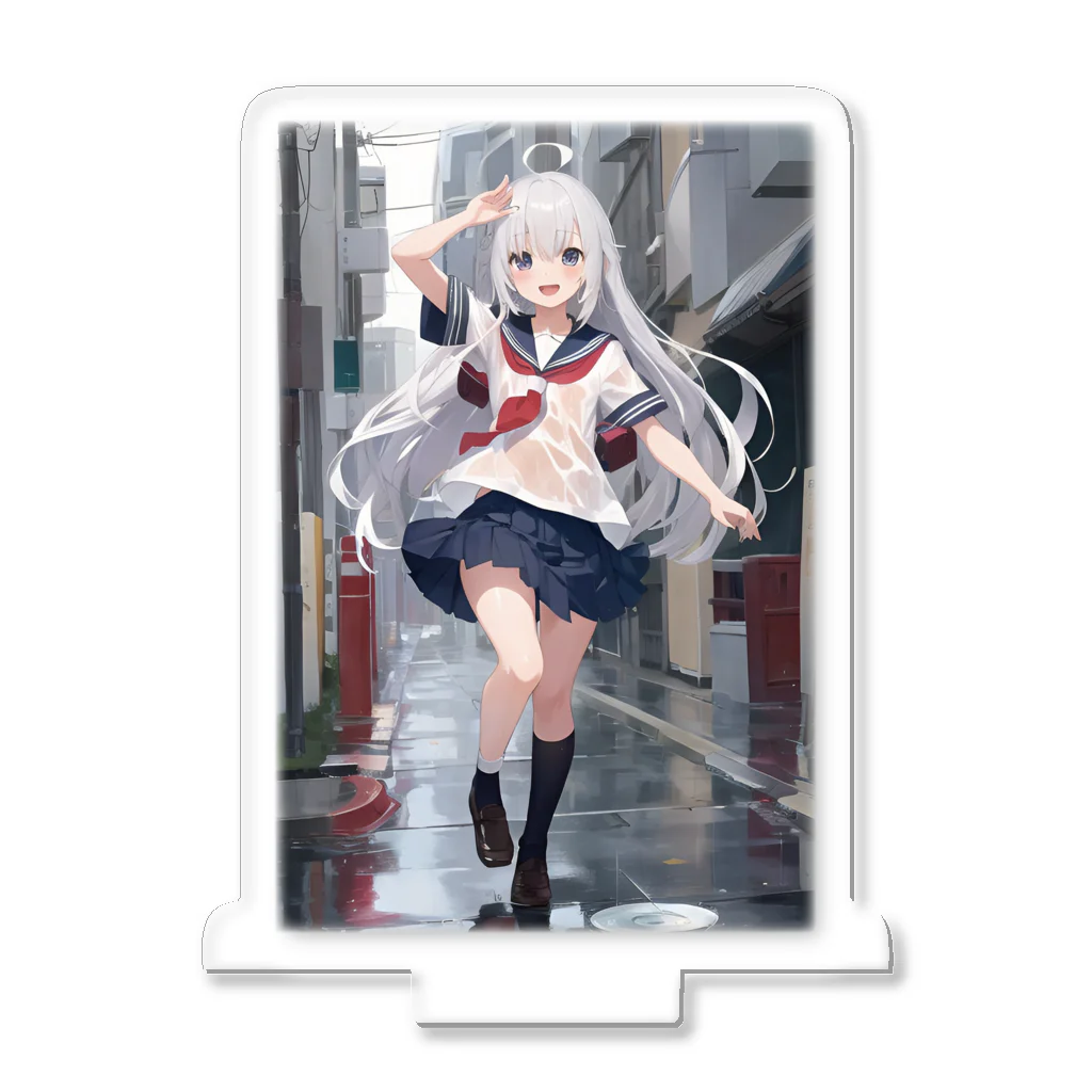 KAZAHANAの雨上がりの少女 Acrylic Stand