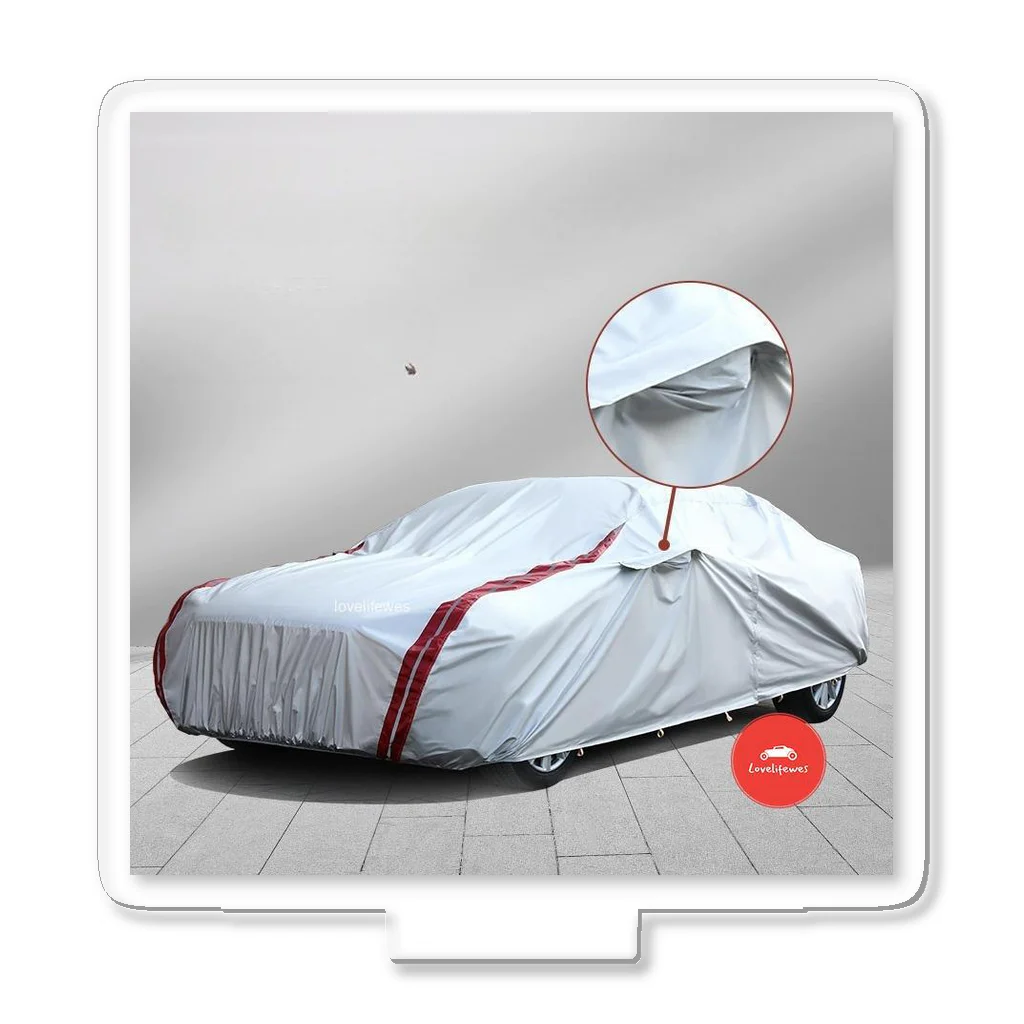 lovelifewesの2023 Car Clothing Sunscreen Rain Car Shade Thickened Anti-hail Full Car Cover Bugatti Acrylic Stand