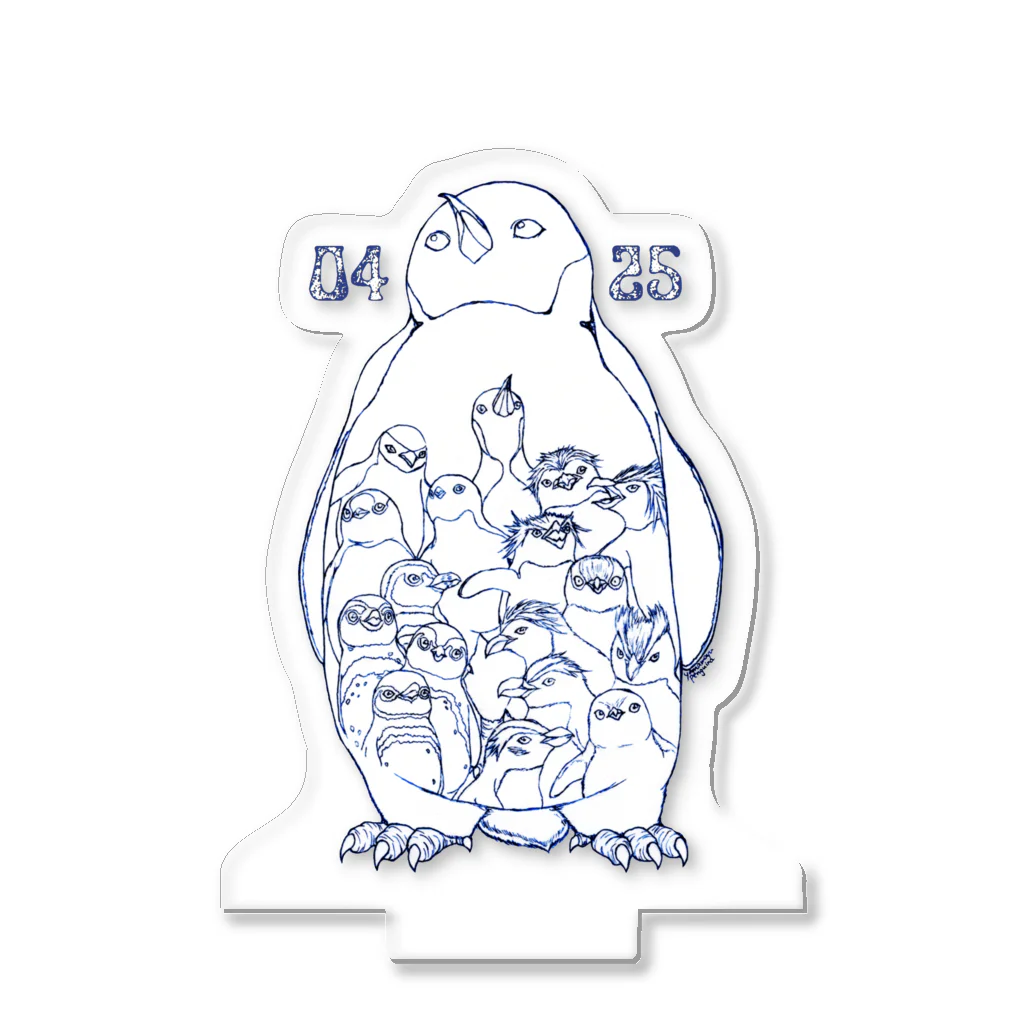 ヤママユ(ヤママユ・ペンギイナ)の0425-18 Penguins of the World-(アクキー･アクスタバージョン) Acrylic Stand