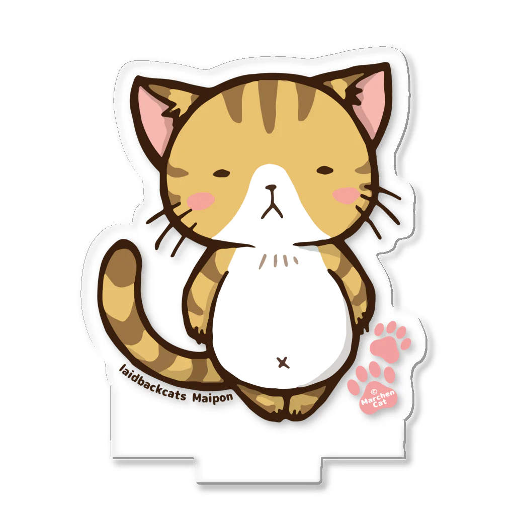 MarchenCatののほほんネコさん【まいぽん】 Acrylic Stand