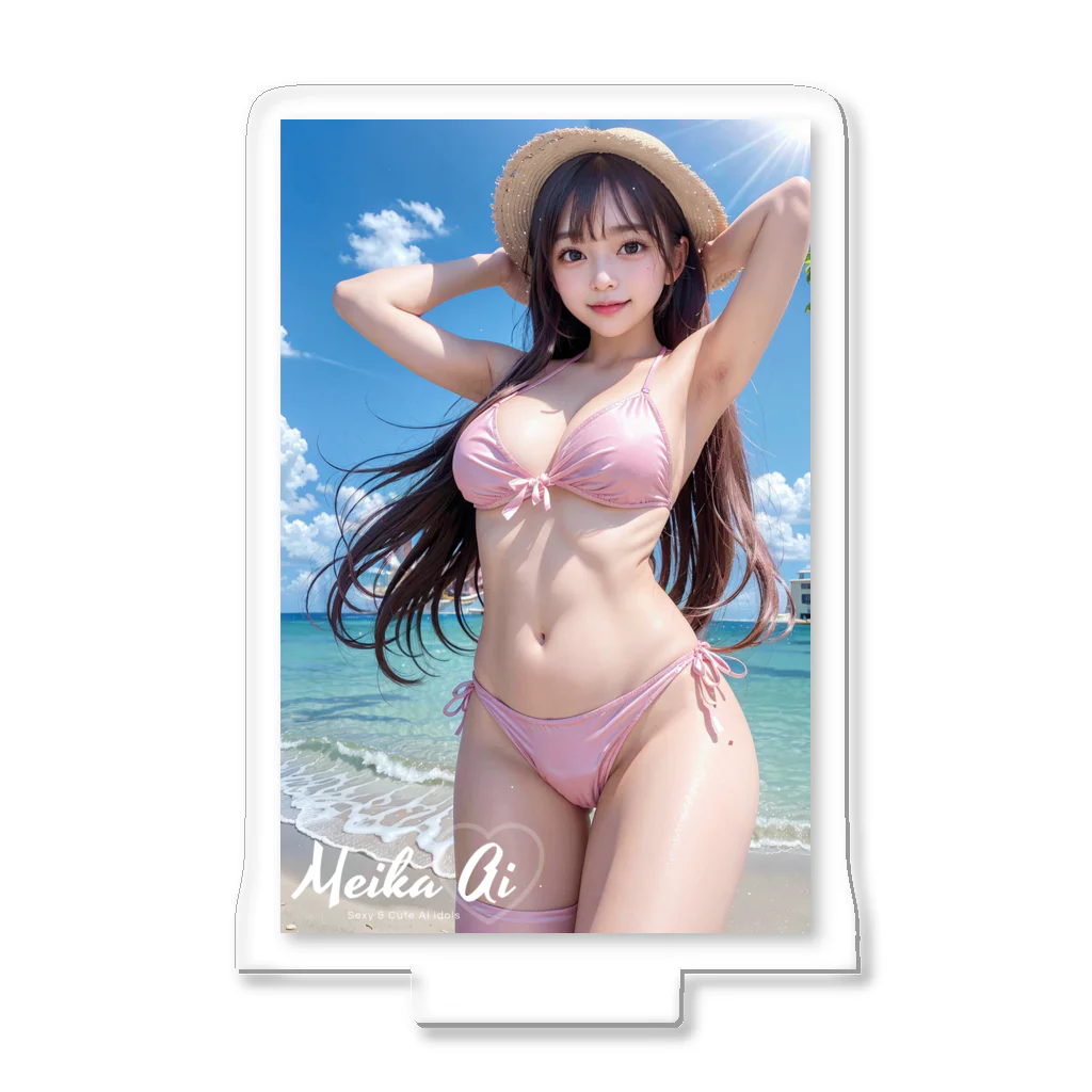 Meika AI goods storeのSummer Pink! Acrylic Stand