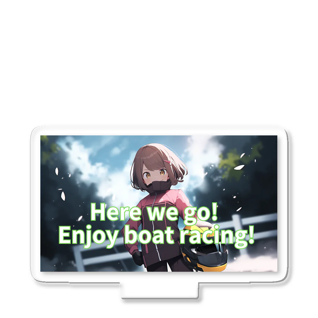 競艇デザイングッズ専門”BOATRACE SHOP”のもうすぐ優勝戦！ Acrylic Stand