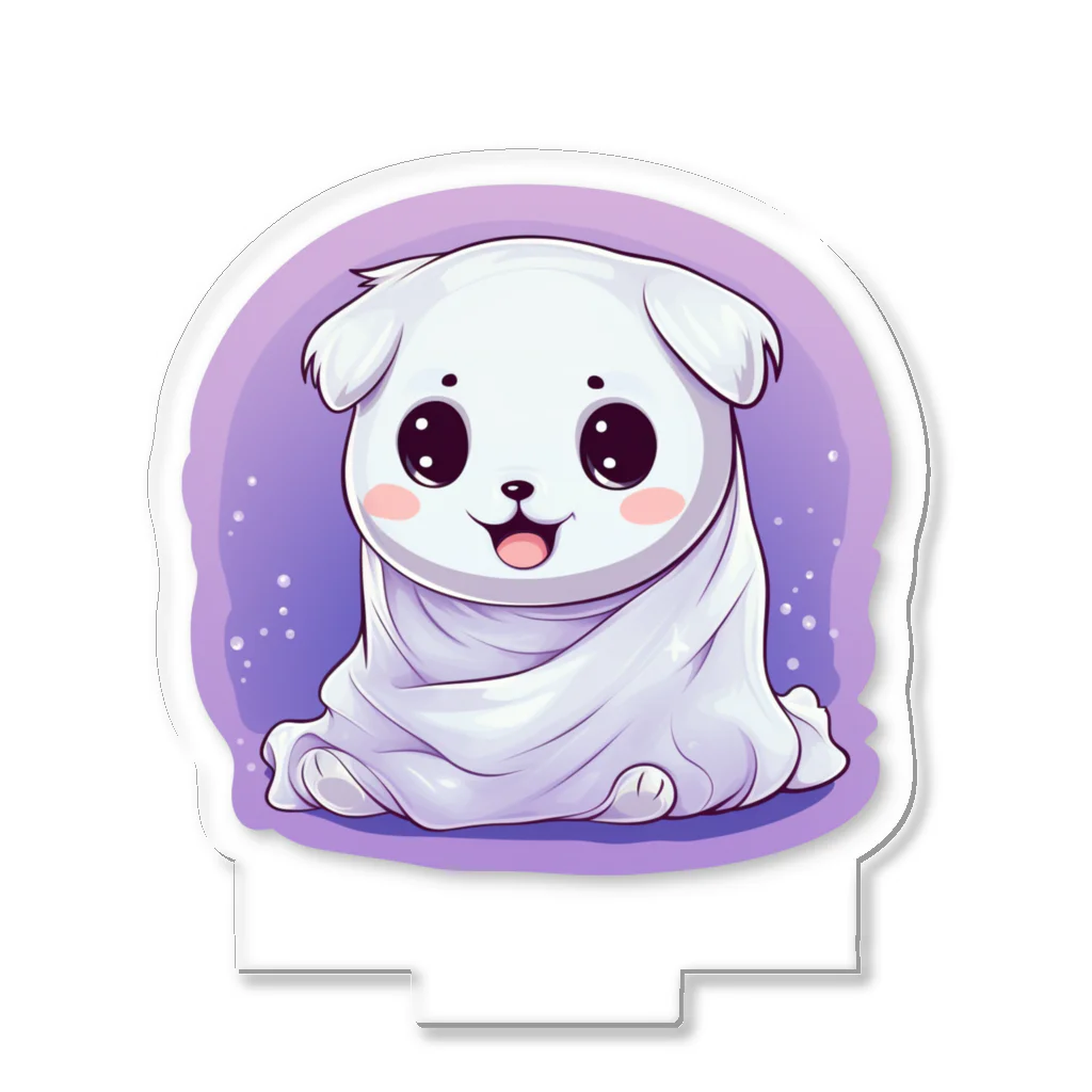 Vasetti_pressのオバケ子犬 アクリルスタンド