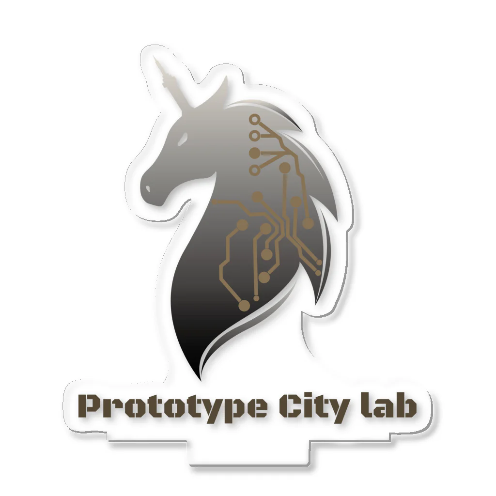 nnlabのPrototype City labグッズ アクリルスタンド