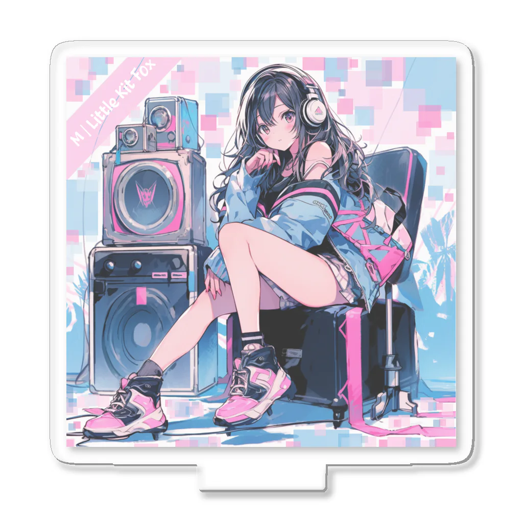 みゆみん@YouTuber ／M|Little Kit FoxのMusic makes me happy! アクスタ Acrylic Stand