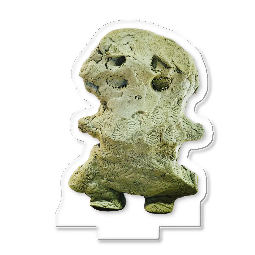 オガサワラミチの烏賊骨服瓦粘土偶 アクリルスタンド