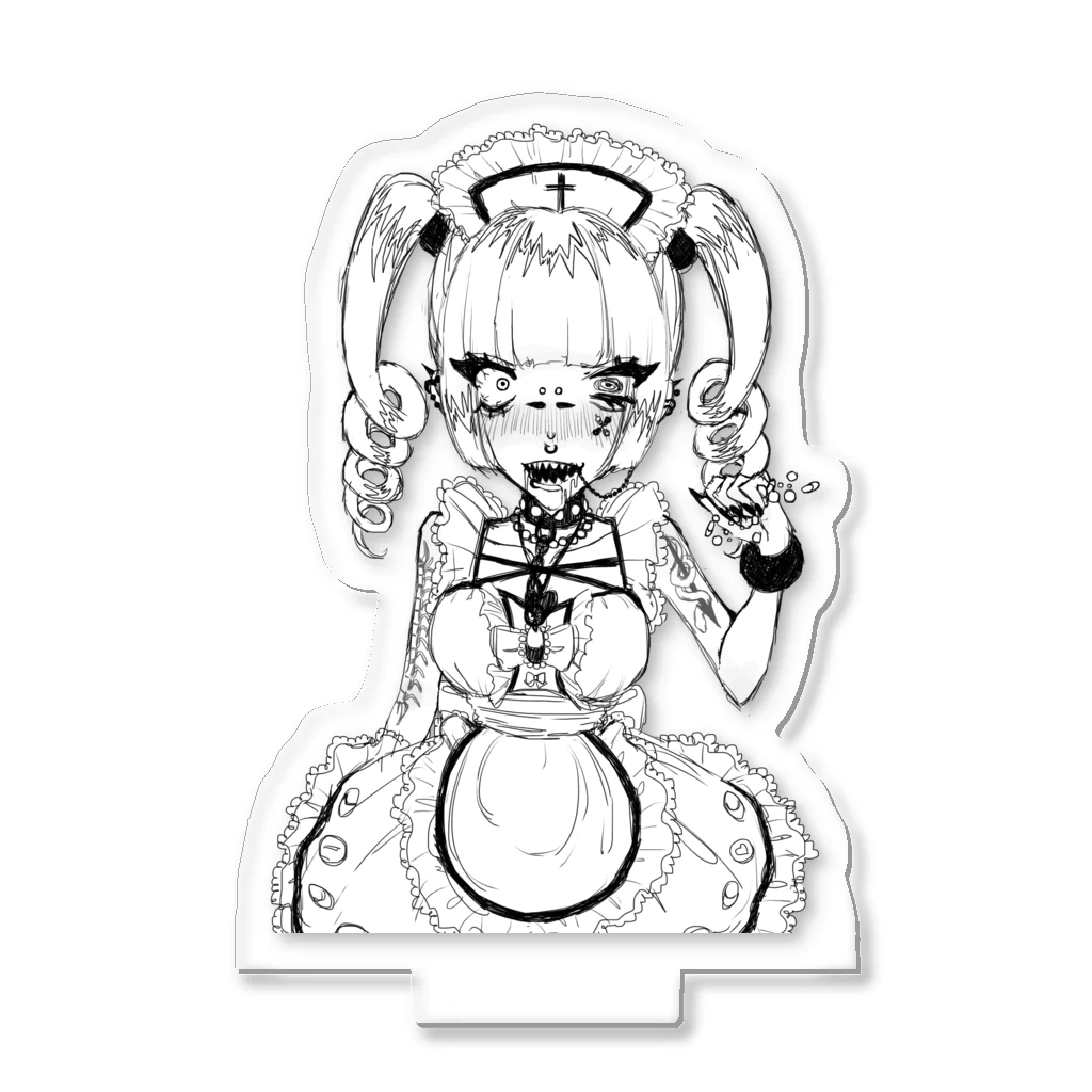 くろんにゃんのお店のパキパキナースメイド Acrylic Stand