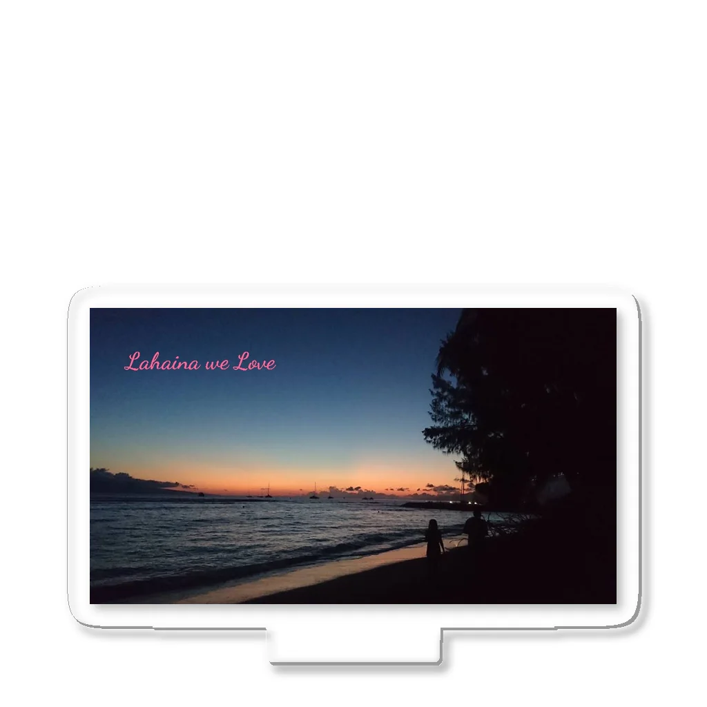 』Always Keep Sunshine in your heart🌻のOur beautiful Lahaina🏝 アクリルスタンド
