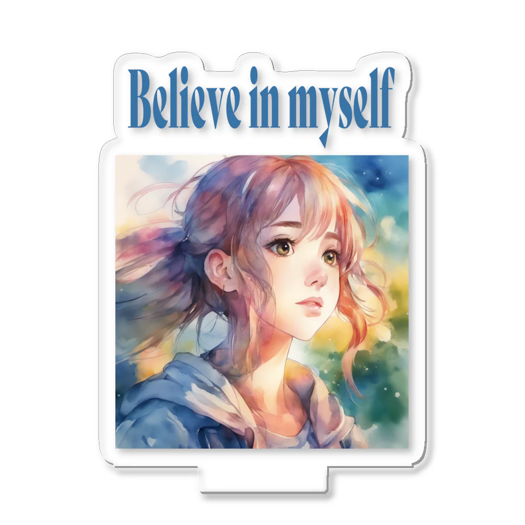 JUNのBelieve in yourself Acrylic Stand