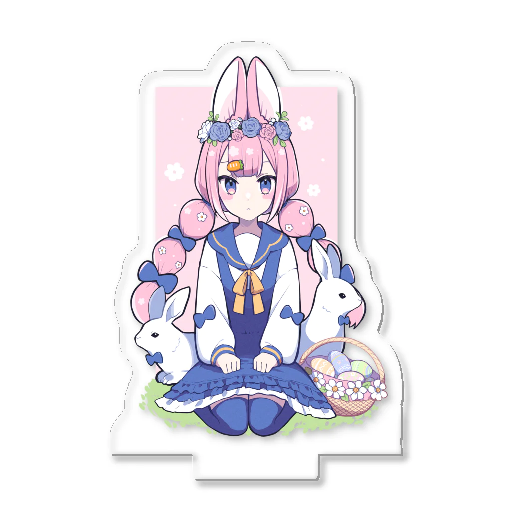 ぱすたてるかるぼのイースターラビット Acrylic Stand